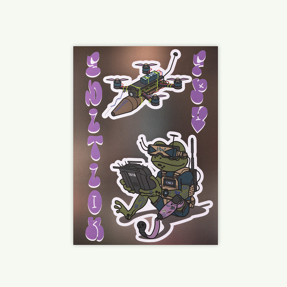 Stickers "FPV Frog"