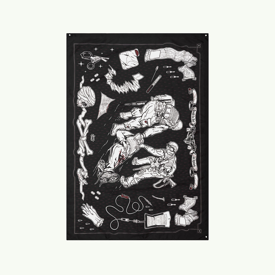 Flag "Death is not an option"