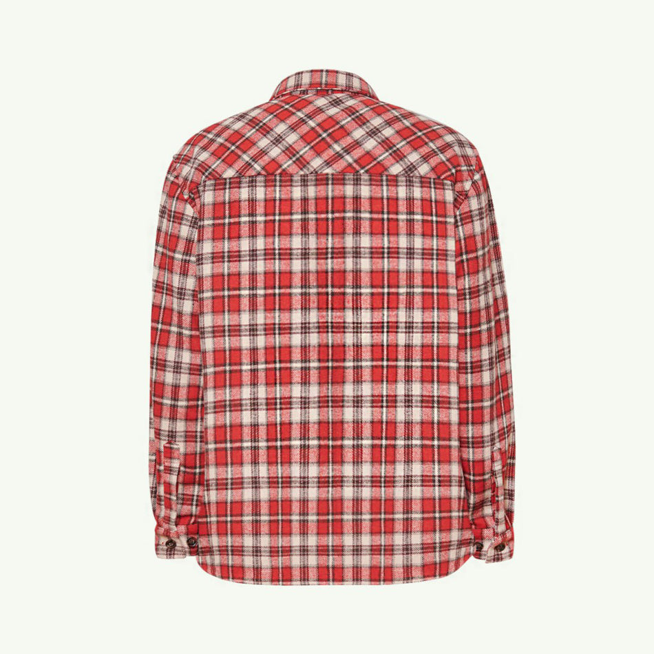 Shirt "Plaid Scarlet Dense"