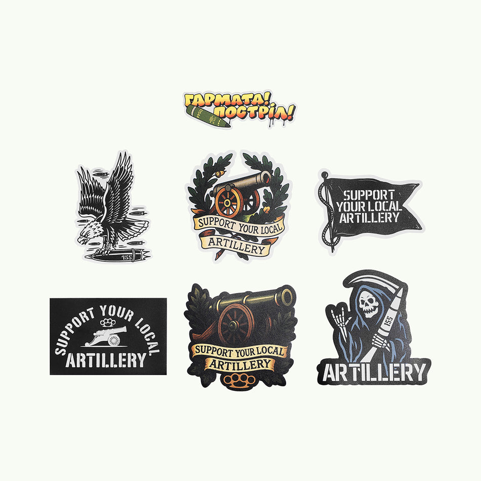 Стікер Пак "Support your local artillery"