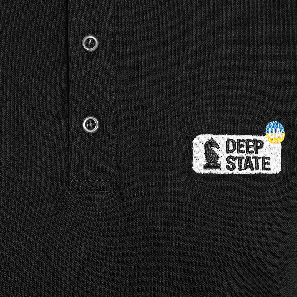 Футболка "Deep State Black Polo"