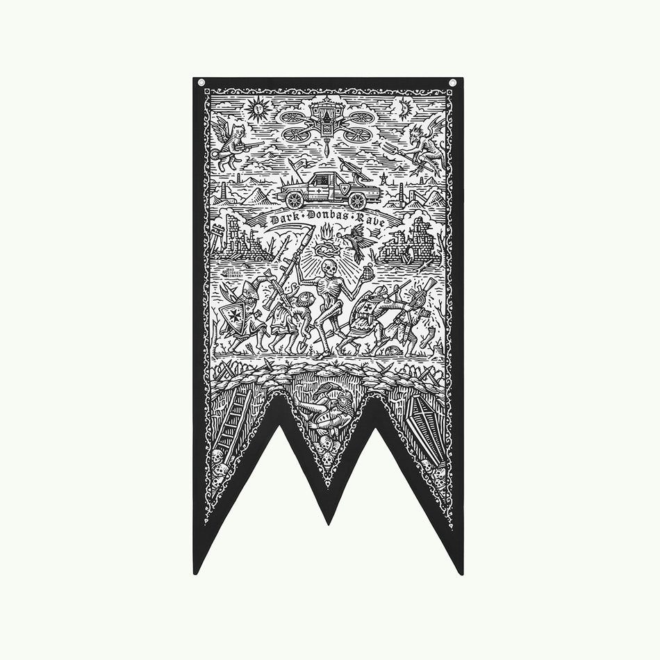 Прапор "Dark Donbas Rave"