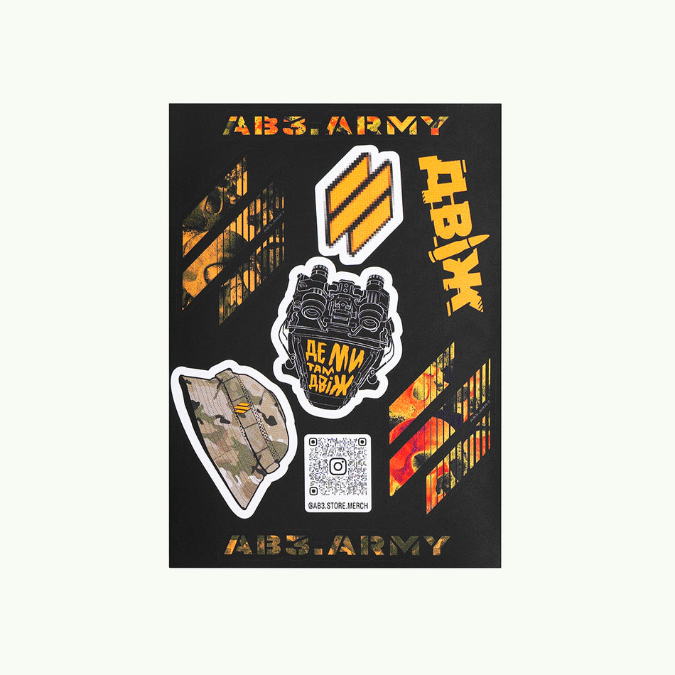 Sticker "AB3 ARMY"