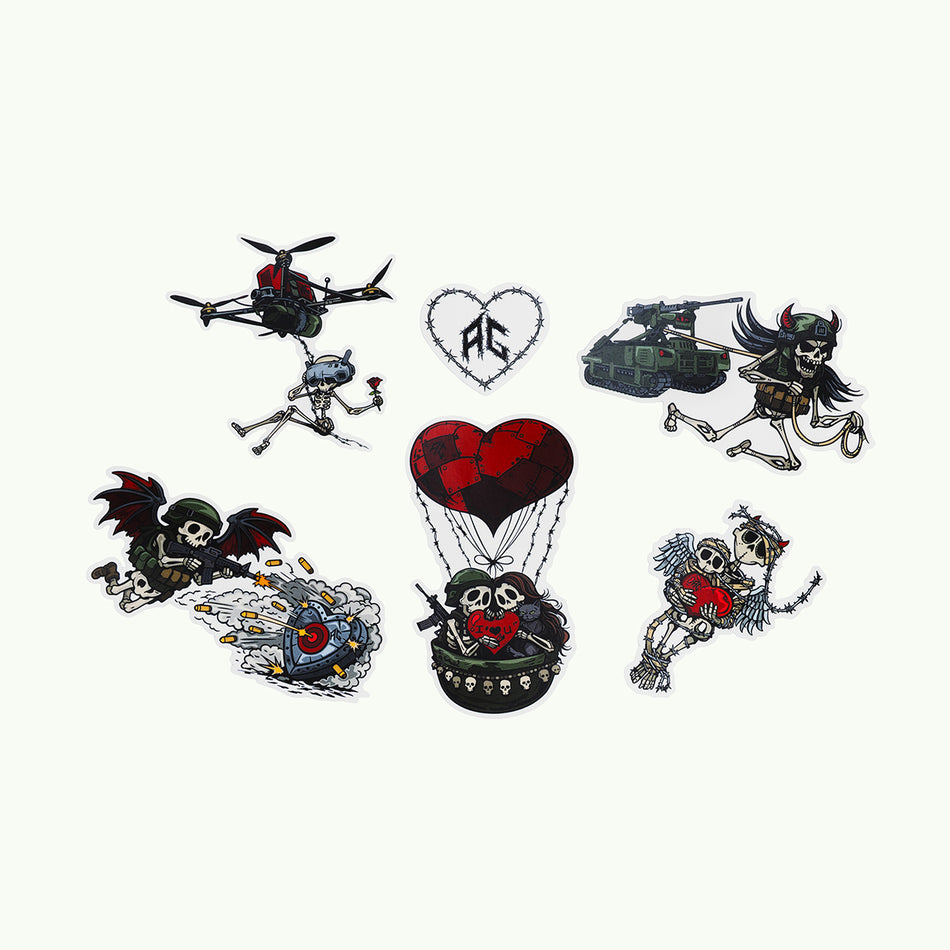 Стікери "Кохання не демобілізується"