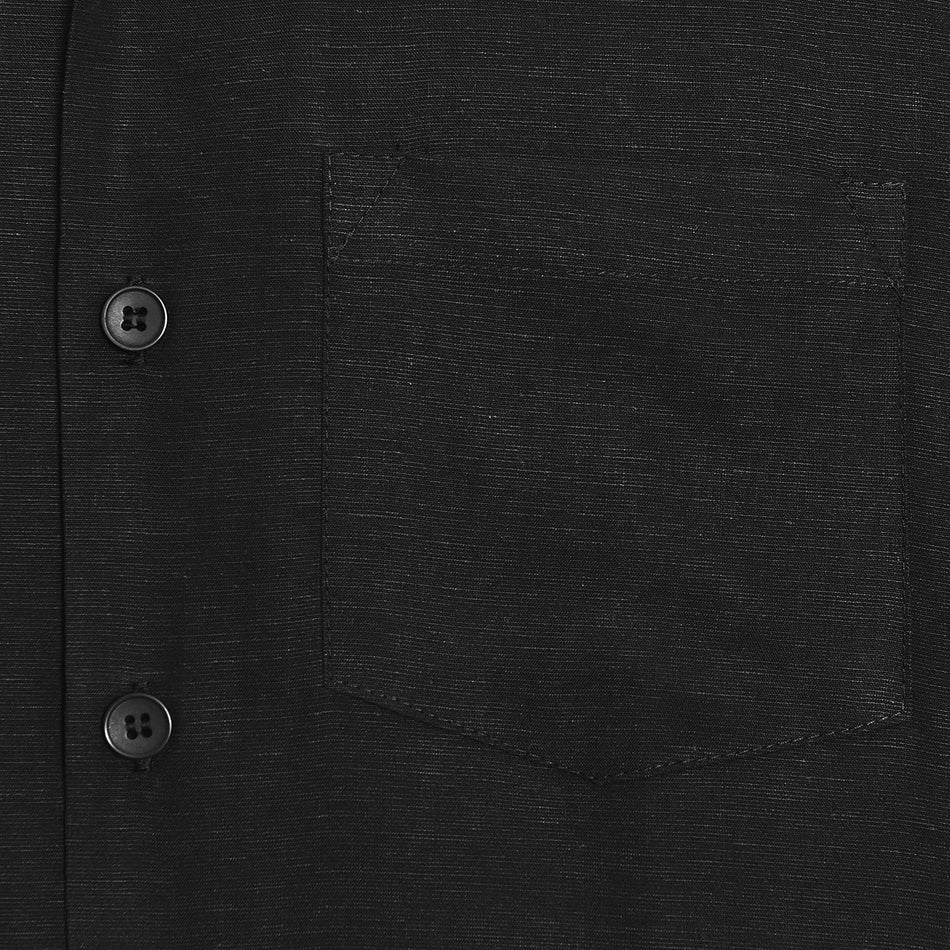 Гавайська сорочка "Obsidian Black"