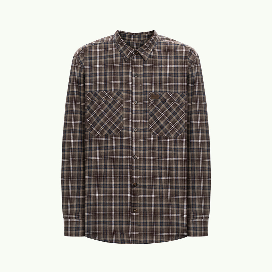 Сорочка "Brown plaid 2609"