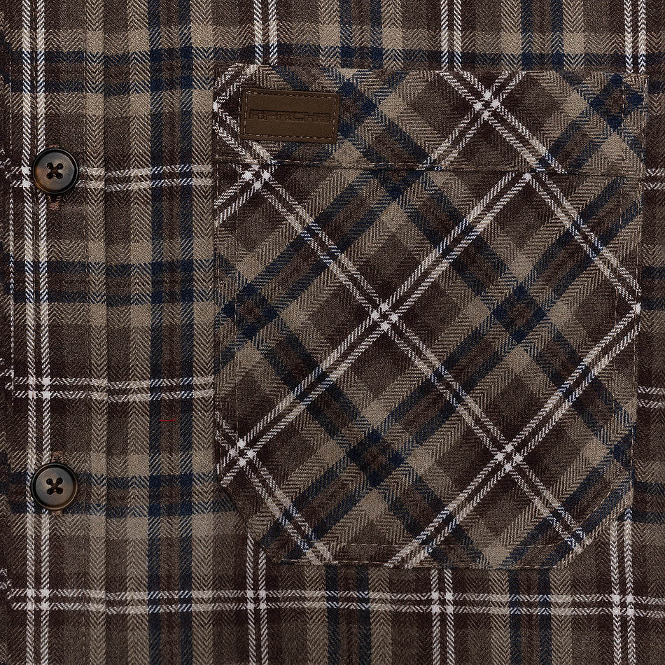 Сорочка "Brown plaid 2609"