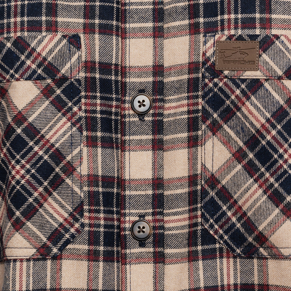 Сорочка "Beige plaid 2601"