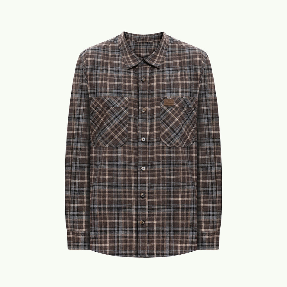 Сорочка "Brown plaid 2603"