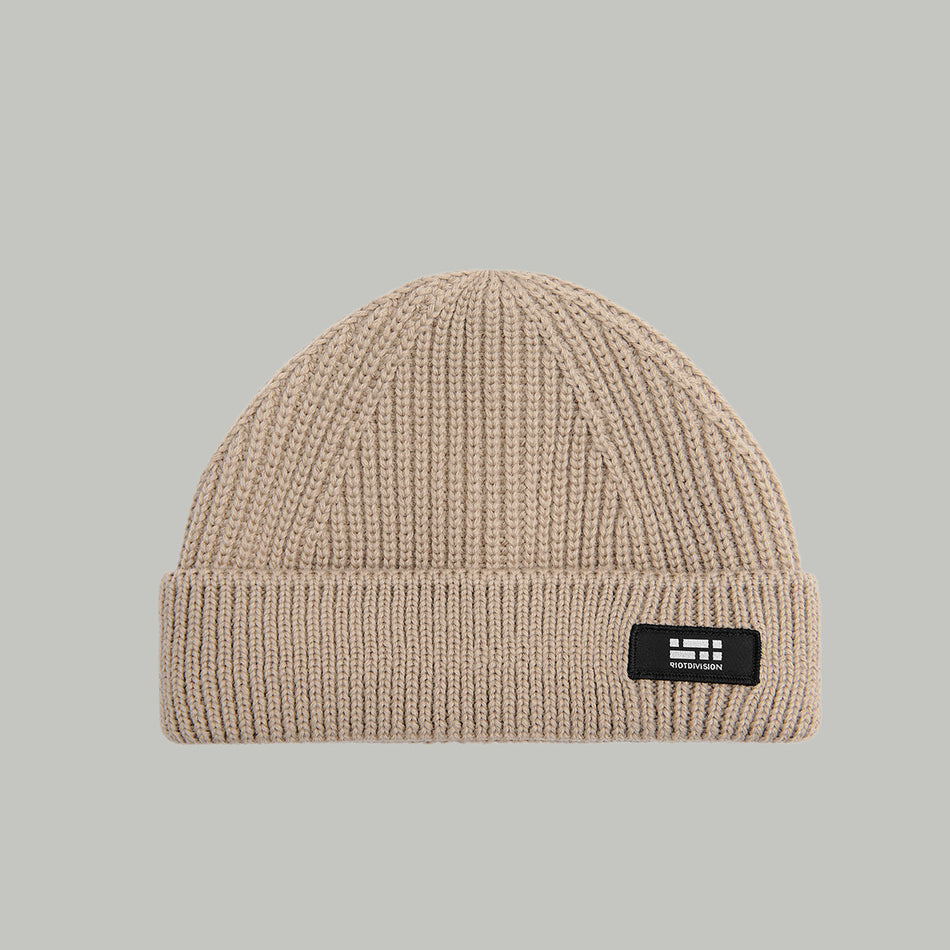 Hat "Merino Short Beanie Hat Morse Code Logo"
