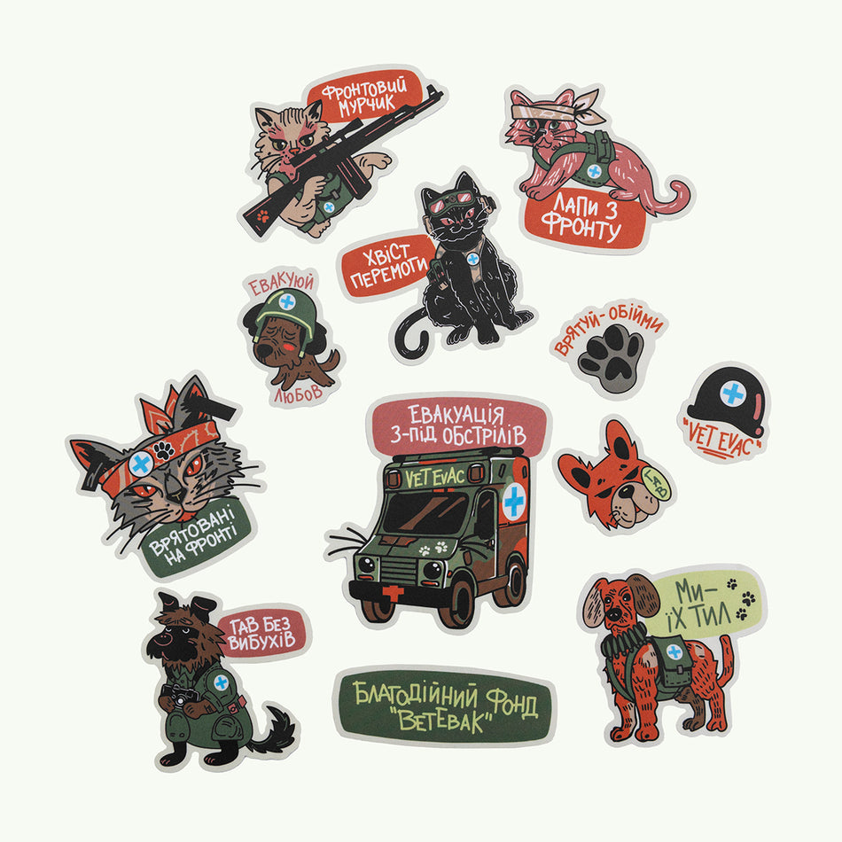 Stickers "Sticker pack VETEVAC"