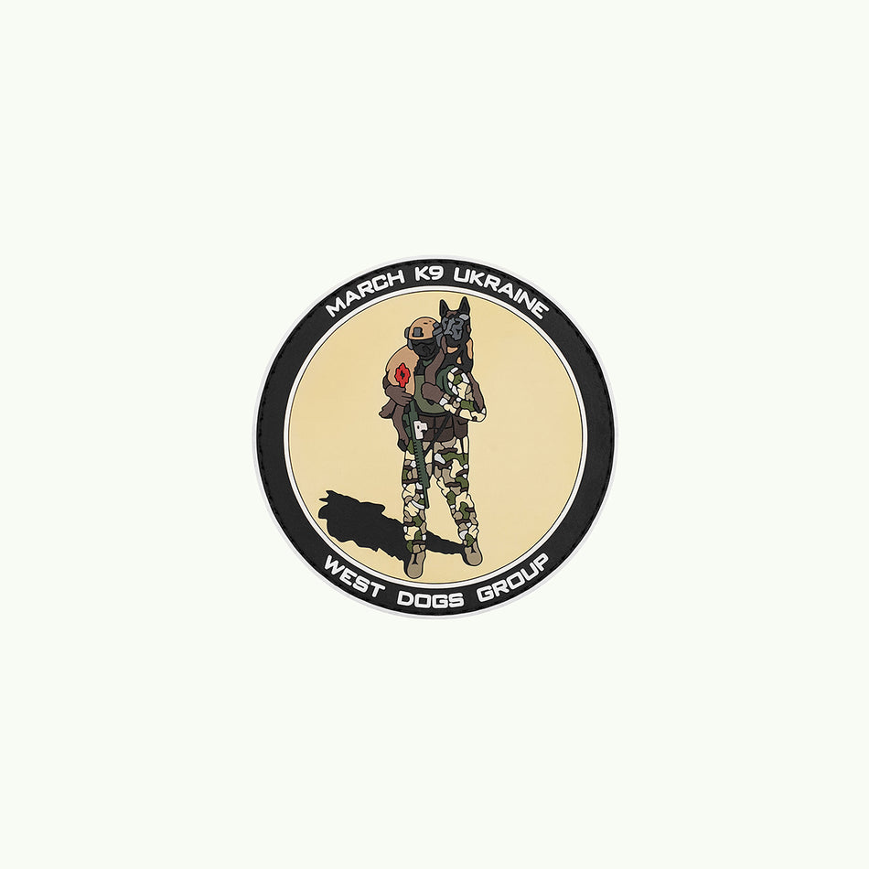 Патч "MARCH K9 UKRAINE"