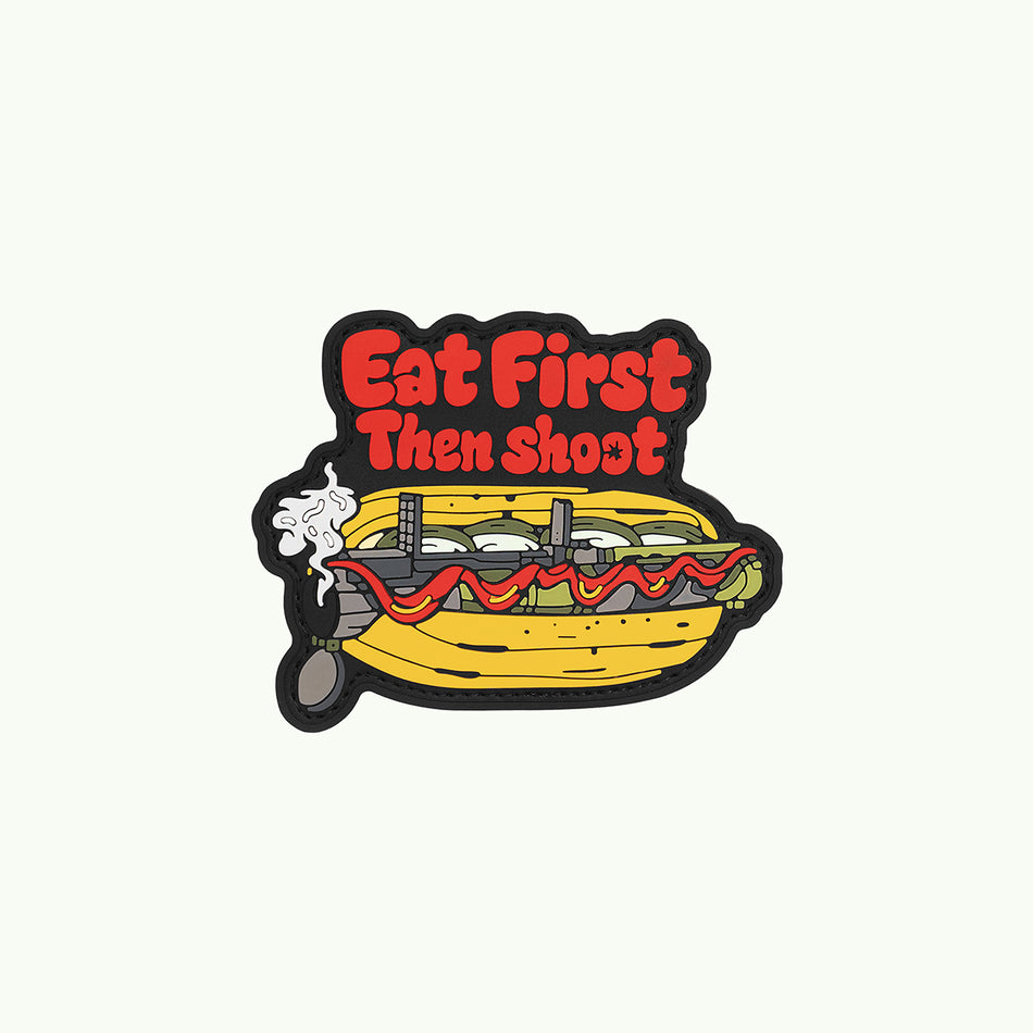 Патч "First eat, then shoot"